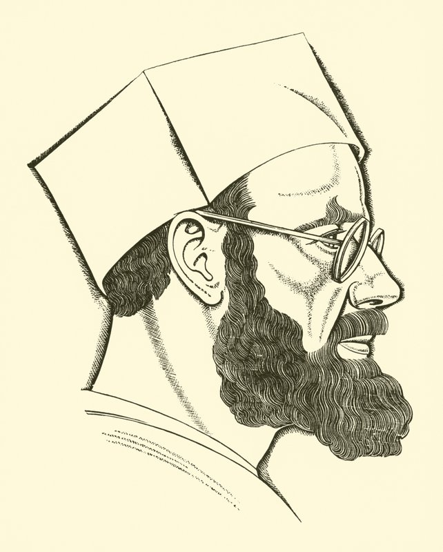 Eric Gill, Selbstporträt von Eric Gill