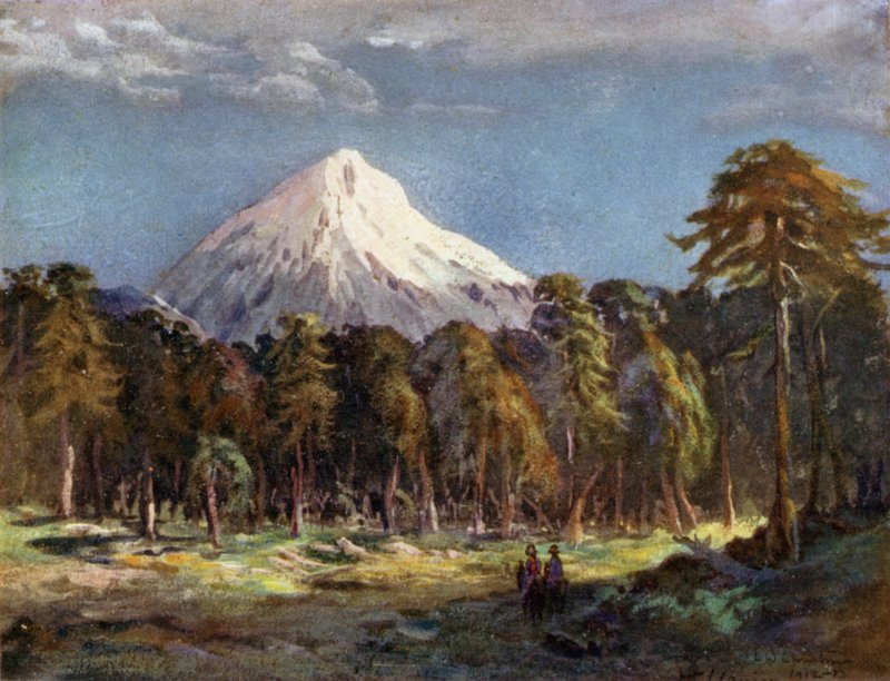 Mount Llanin, Südliche Anden von Ernest William Christmas