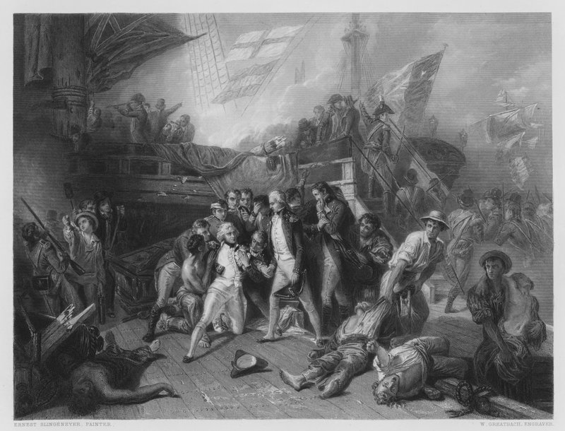 Der Tod von Nelson von Ernest (after) Slingeneyer