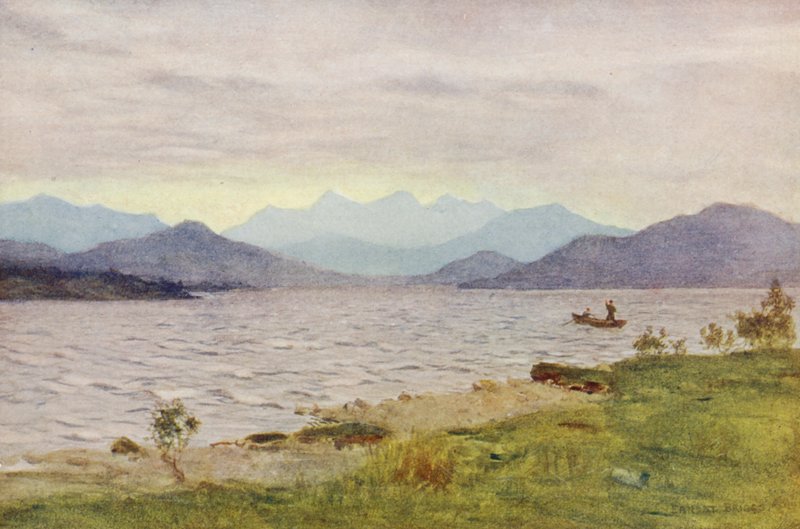 Der See von Kinloch-Rannoch von Ernest Edward Briggs