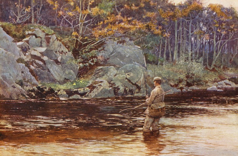 Forellenfischen in Galloway von Ernest Edward Briggs