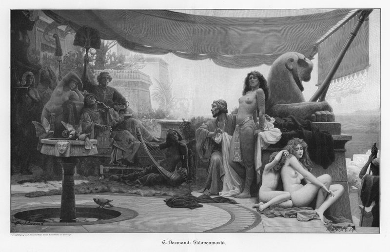 Knechtschaft (Gravur) von Ernest Normand