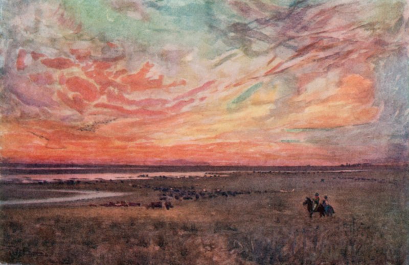 Der Campo (Farblithographie) von Ernest William Christmas