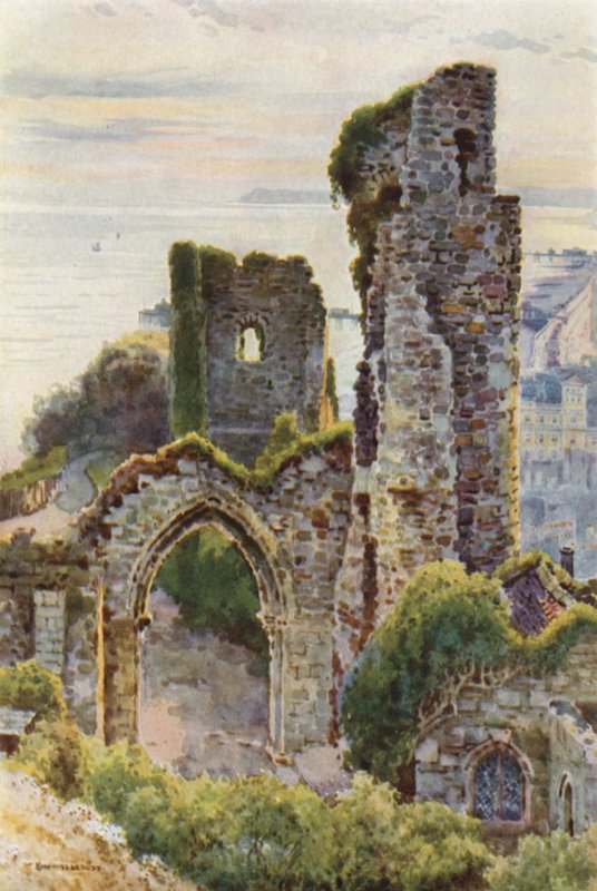 Hastings Castle von Ernest William Haslehust