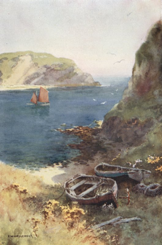 Lulworth Bucht von Ernest William Haslehust