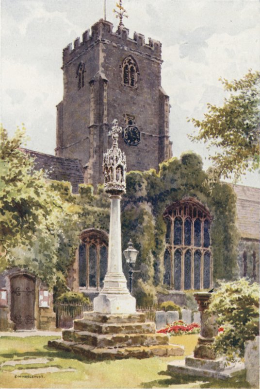 Pfarrkirche, Folkestone von Ernest William Haslehust
