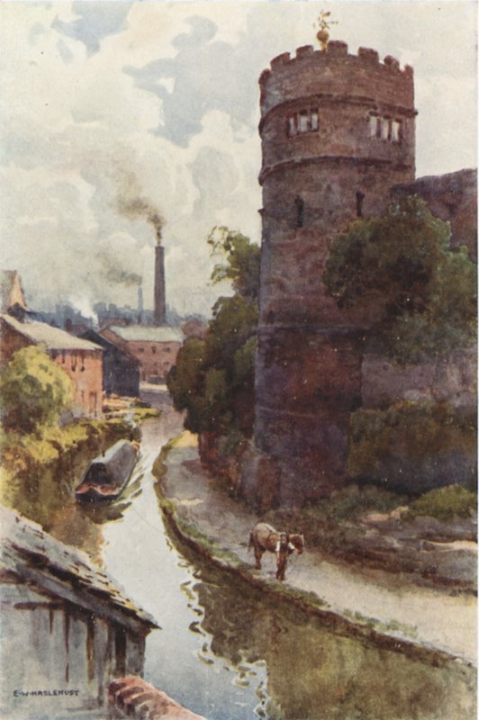 Phoenix Tower und Kanal von Ernest William Haslehust