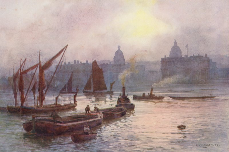Themse: Greenwich von Ernest William Haslehust