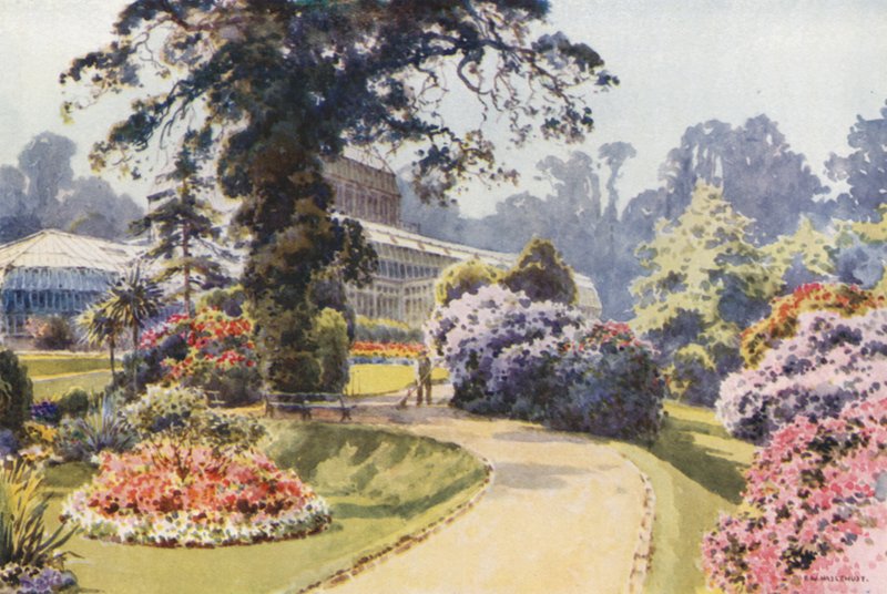 Die Wintergärten, Bournemouth von Ernest William Haslehust