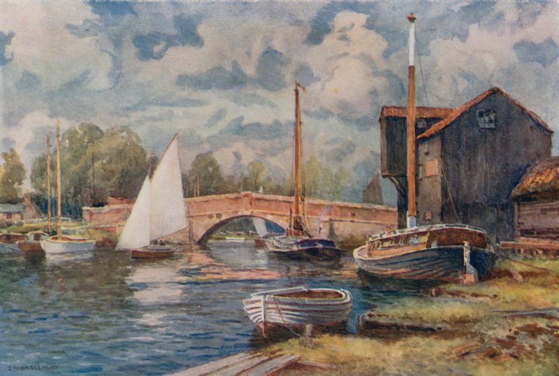 Wroxham Brücke von Ernest William Haslehust