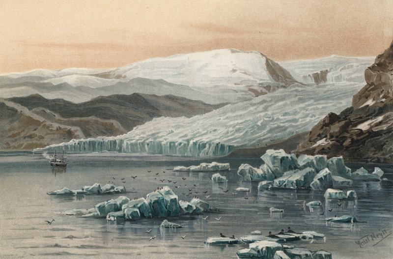 Tyndall-Gletscher, Nordwest-Grönland von Ernst Heyn