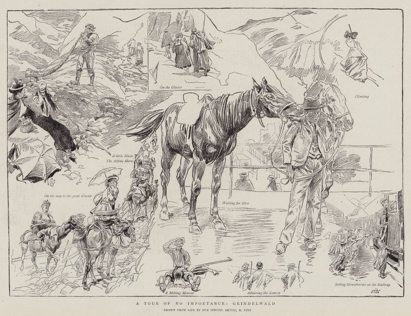 Eine Tour von keiner Bedeutung, Grindelwald von Ettore Tito