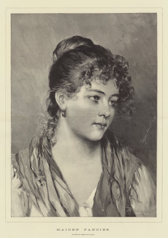 Mädchenfantasien von Eugen von Blaas