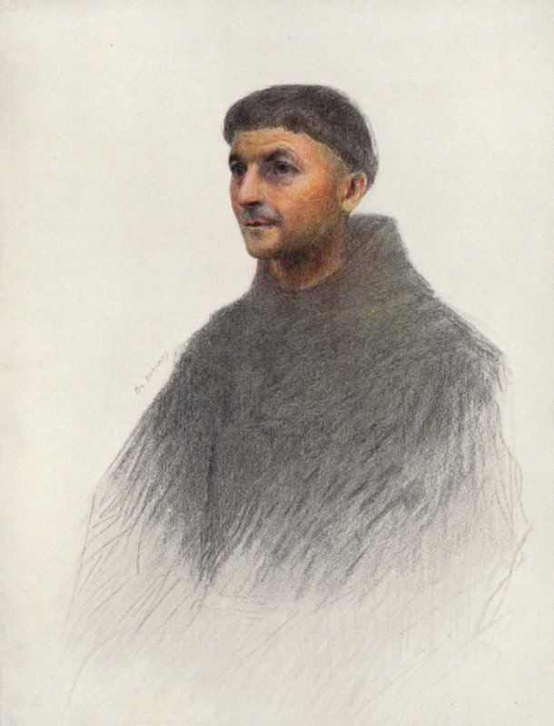 Ein Mönch von Eugene (after) Burnand