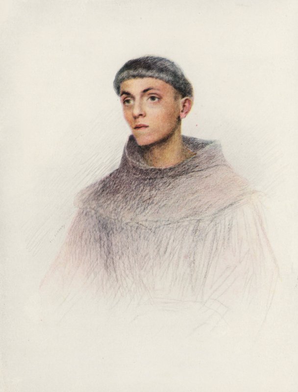 Ein junger Mönch von Eugene (after) Burnand