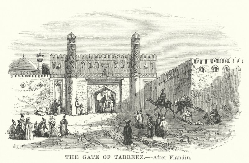 Das Tor von Tabreez von Eugene (after) Flandin