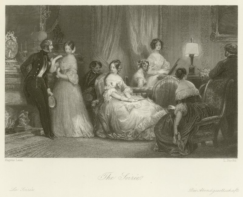 Die Soiree von Eugene Louis Lami