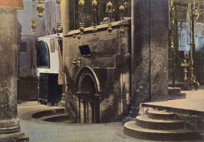 Bethlehem, Eingang zur Geburtsgrotte von European Photographer