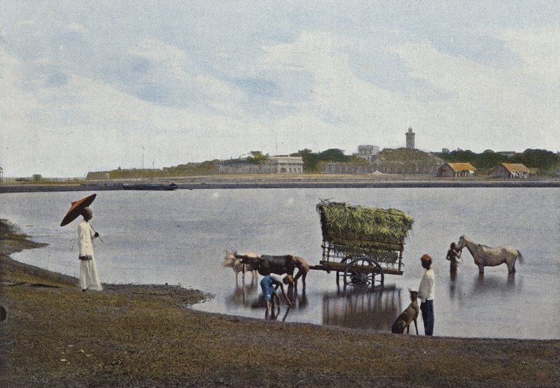 Ceylon, Eine Furt vor Colombo von European Photographer