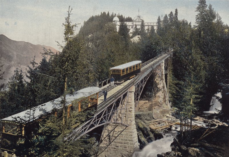 Giersbach-Bahn und Wasserfall von European Photographer