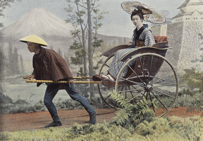 Die Inrikischa, Wagen aus Japan von European Photographer