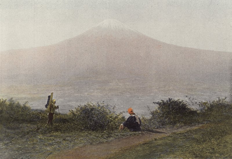 Der Fuji-Yama, Vulkan von Japan von European Photographer