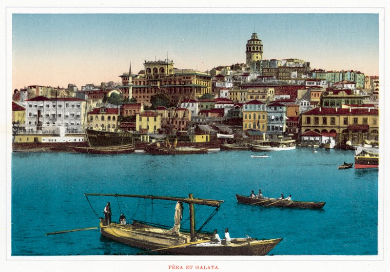 Pera und Galata (Farbfoto) von European Photographer