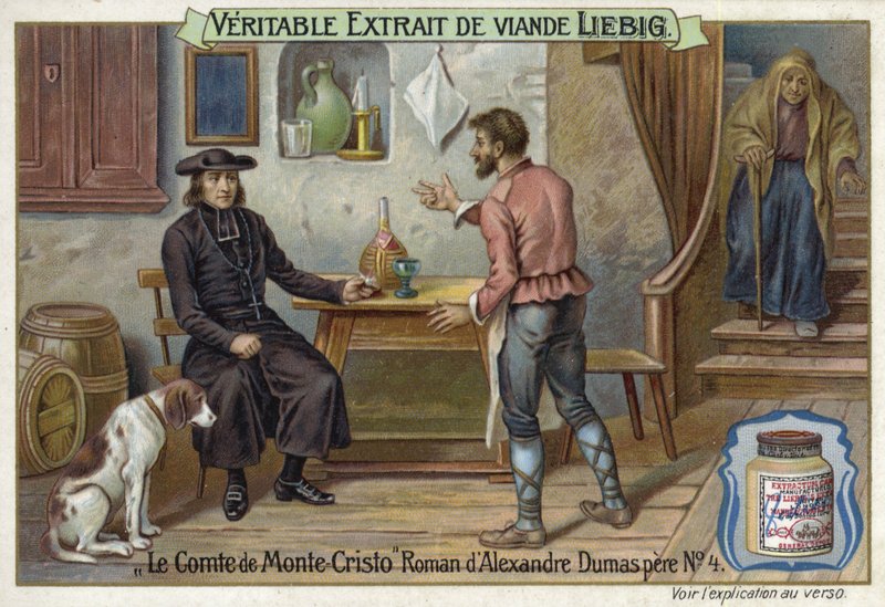 Szene aus Der Graf von Monte Cristo, von Alexandre Dumas von European School