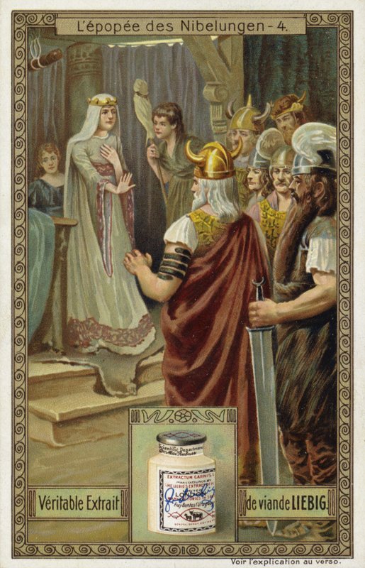 Szene aus dem Nibelungenlied von European School
