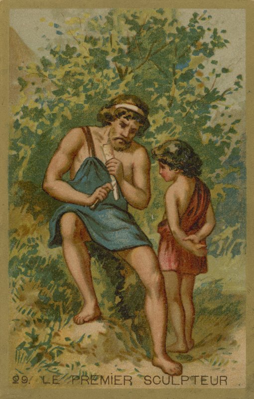 Der erste Bildhauer von European School