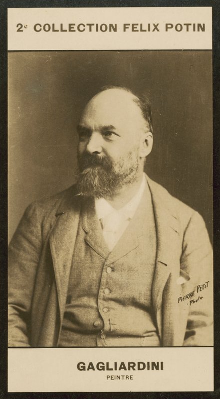 Gagliardini, Maler (s/w Foto) von European Photographer