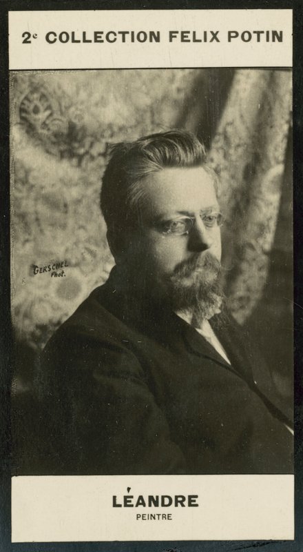 Leandre, Maler (s/w Foto) von European Photographer