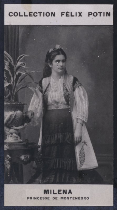 Milena, Prinzessin von Montenegro (1847) von European Photographer
