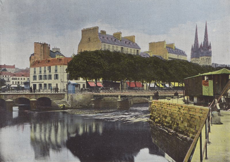 Quimper, Zusammenfluss von Steyr und Odet von European Photographer