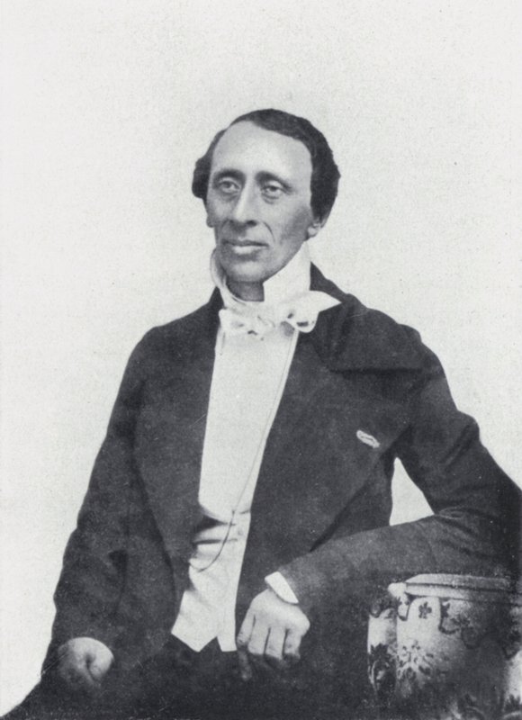 Der Dichter Hans Christian Andersen (s/w Foto) von European Photographer
