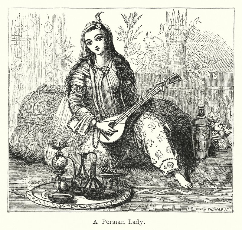 Eine persische Dame von European School