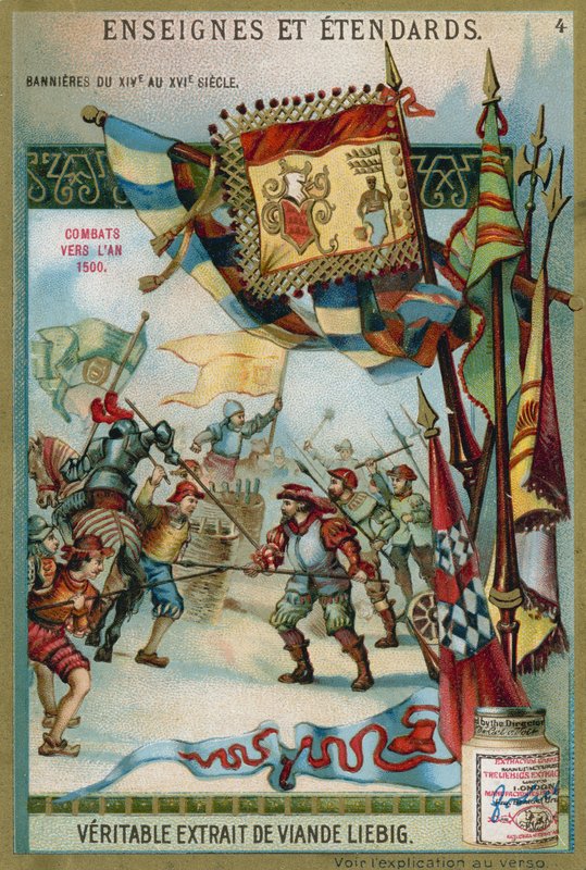 Banner des 14. bis 16. Jahrhunderts von European School