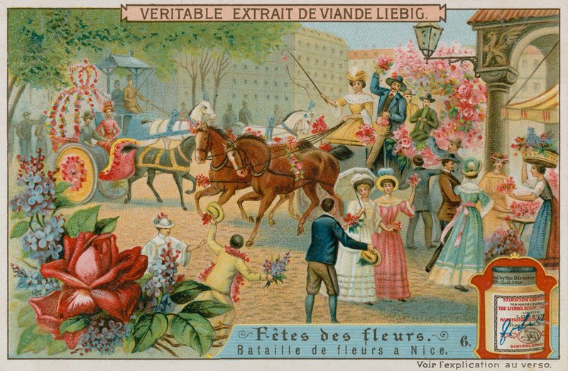 Blumenschlacht in Nizza von European School