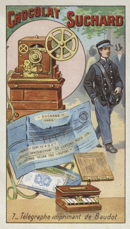 Baudots Drucktelegraph von European School