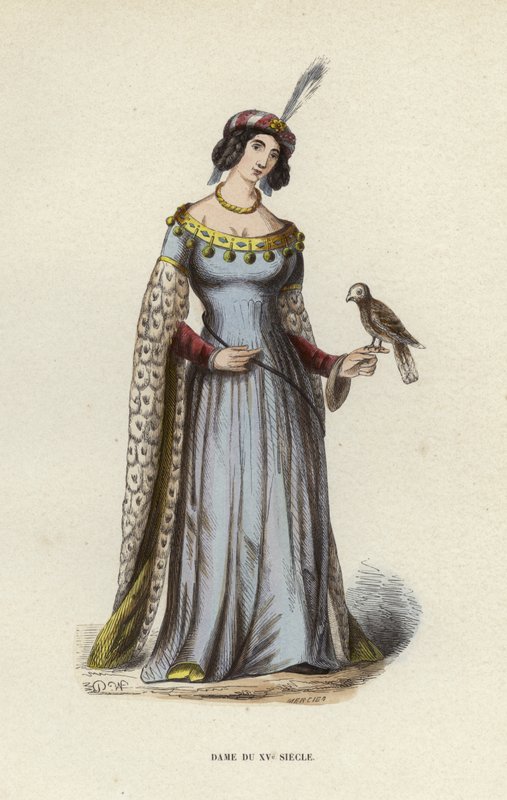 Dame des XV. Jahrhunderts von European School
