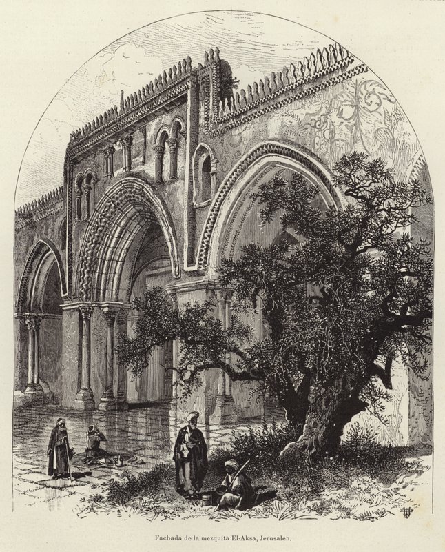 Fassade der El-Aksa-Moschee, Jerusalem von European School