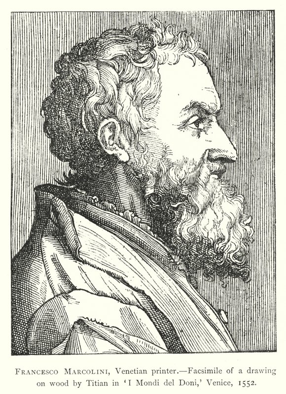 Francesco Marcolini, venezianischer Drucker von European School