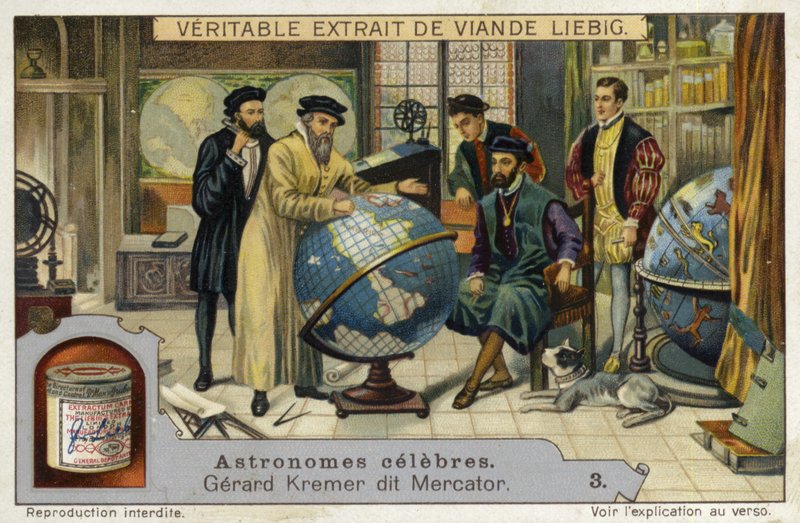 Gerardus Mercator, flämischer Kartograph und Mathematiker von European School