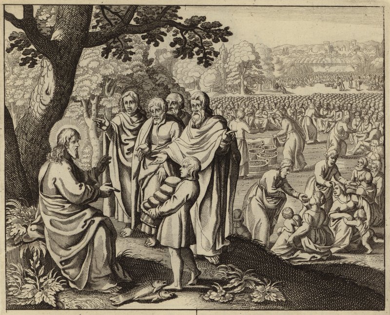 Jesus Christus speist die fünftausend von European School