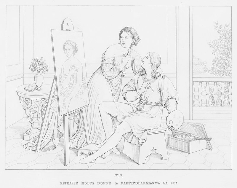 Das Leben von Raphael (Stich) von European School