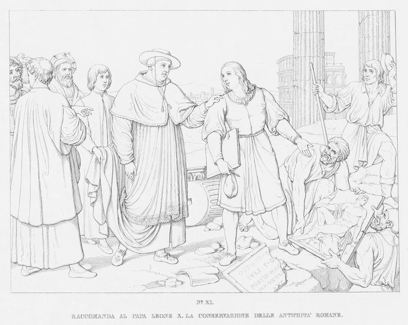 Das Leben von Raphael (Stich) von European School
