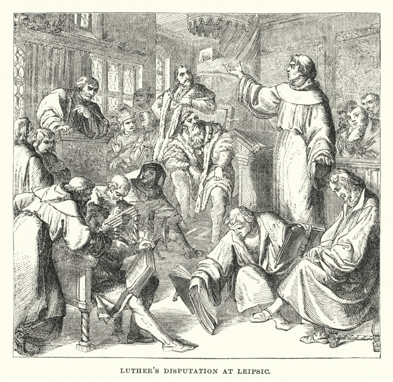 Luthers Disputation in Leipzig von European School