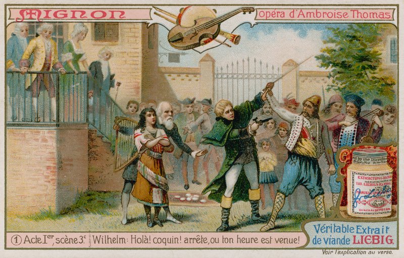 Mignon wird von Wilhelm gerettet von European School