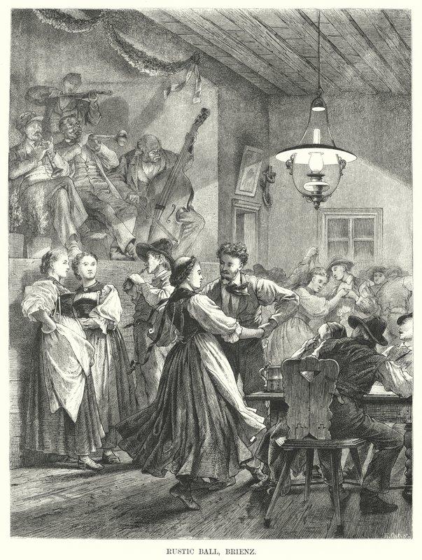 Rustikaler Ball, Brienz (Gravur) von European School