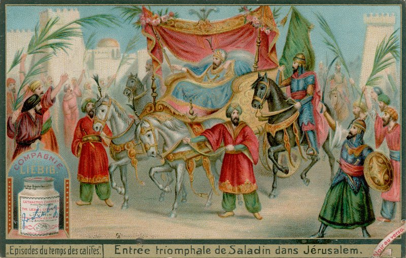 Saladins Einzug in Jerusalem von European School
